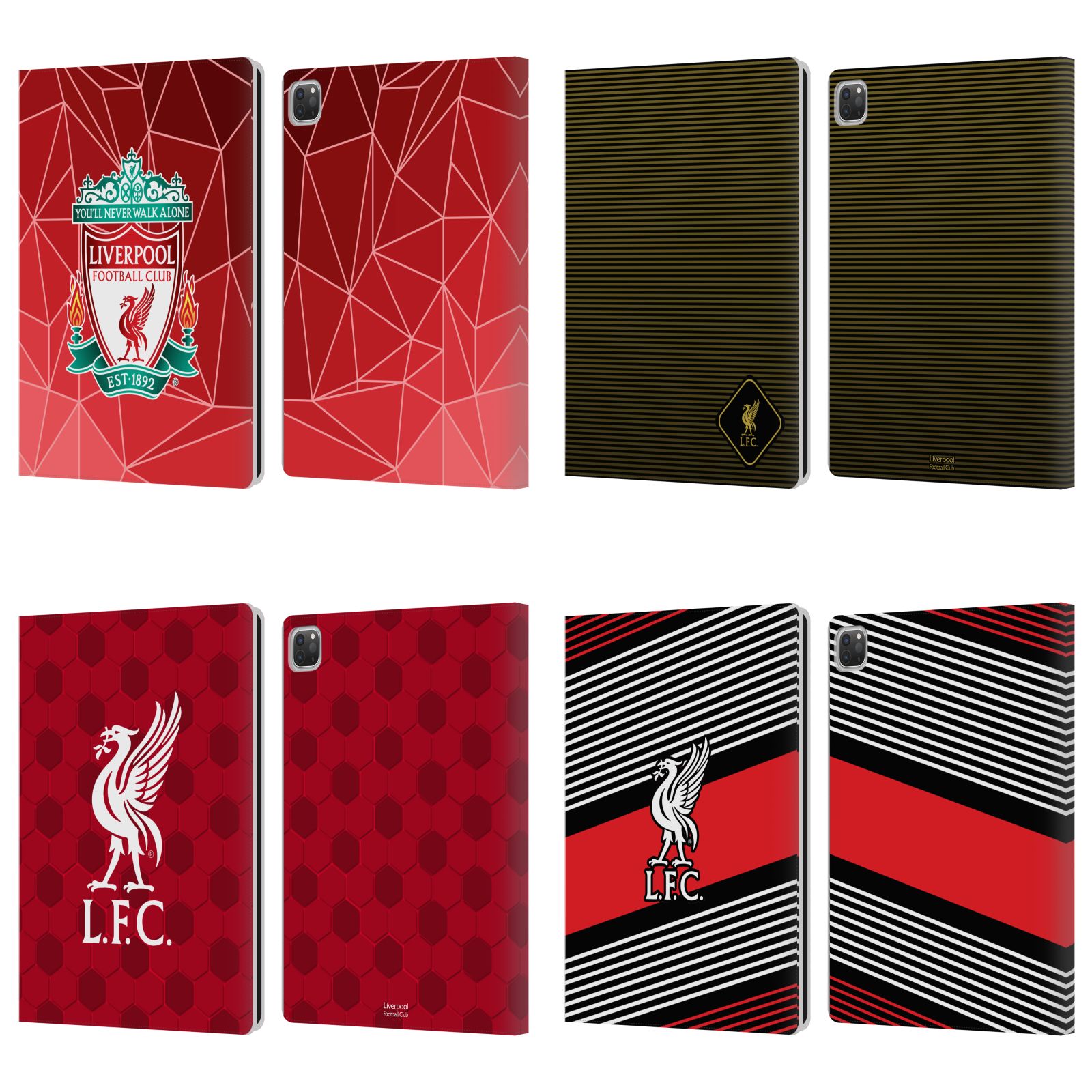 公式ライセンス Liverpool Football Club クレスト＆リバーバード2 レザー手帳型ウォレットタイプケース Apple iPad スマホケース 全機種対応 グッズ