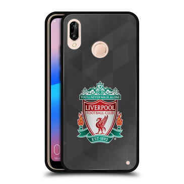 送料無料 オフィシャル LFC公認 LIVERPOOL FOOTBALL CLUB クレスト1 ブラック ハイブリッド・グラスバックケース HUAWEI サッカー 【楽天海外直送】