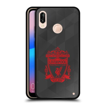 送料無料 オフィシャル LFC公認 LIVERPOOL FOOTBALL CLUB クレスト1 ブラック ハイブリッド・グラスバックケース HUAWEI サッカー 【楽天海外直送】