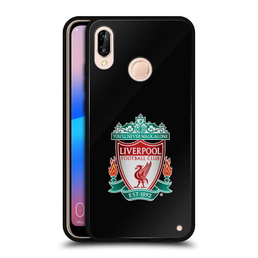 送料無料 オフィシャル LFC公認 LIVERPOOL FOOTBALL CLUB クレスト1 ブラック ハイブリッド・グラスバックケース HUAWEI サッカー 【楽天海外直送】