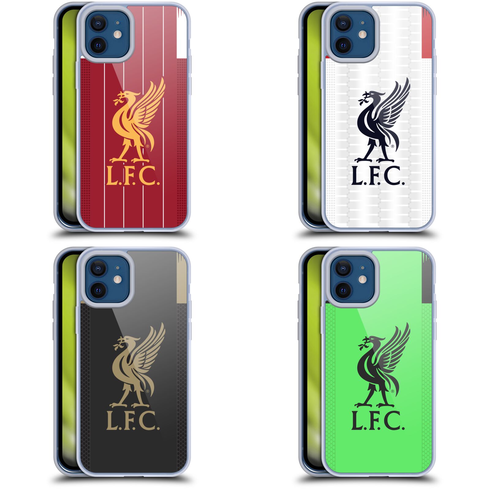 公式ライセンス Liverpool Football Club 2019/20 Kit ソフトジェルケース Apple iPhone 電話 スマホケース 全機種対応 グッズ ワイヤレス充電 対応 Qiワイヤレス充電 Qi充電
