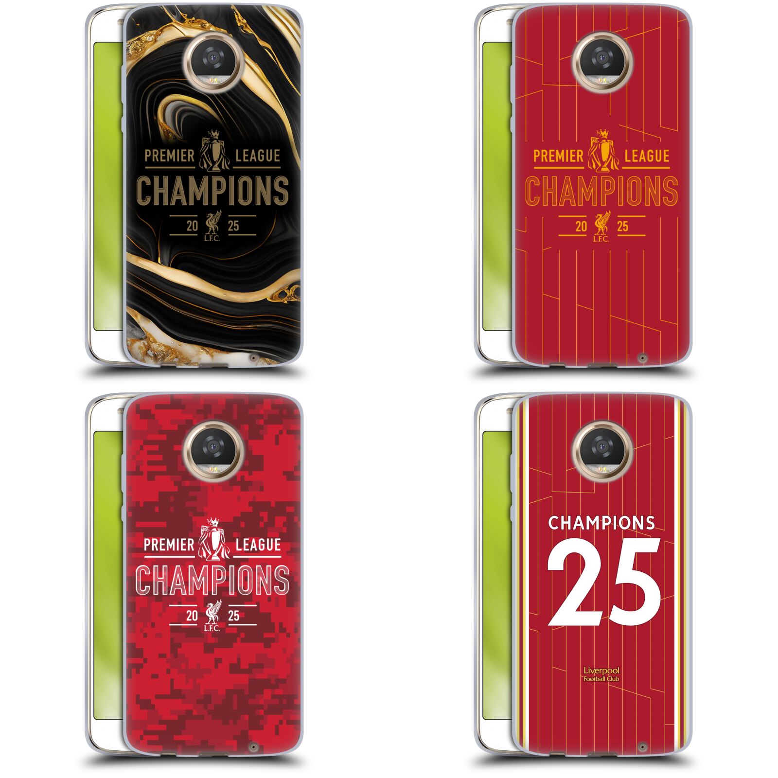 公式ライセンス Liverpool Football Club 2025 プレミアリーグ・チャンピオン ソフトジェルケース Motorola 電話 2 スマホケース 全機種対応 グッズ ワイヤレス充電 対応 Qiワイヤレス充電 Qi充電