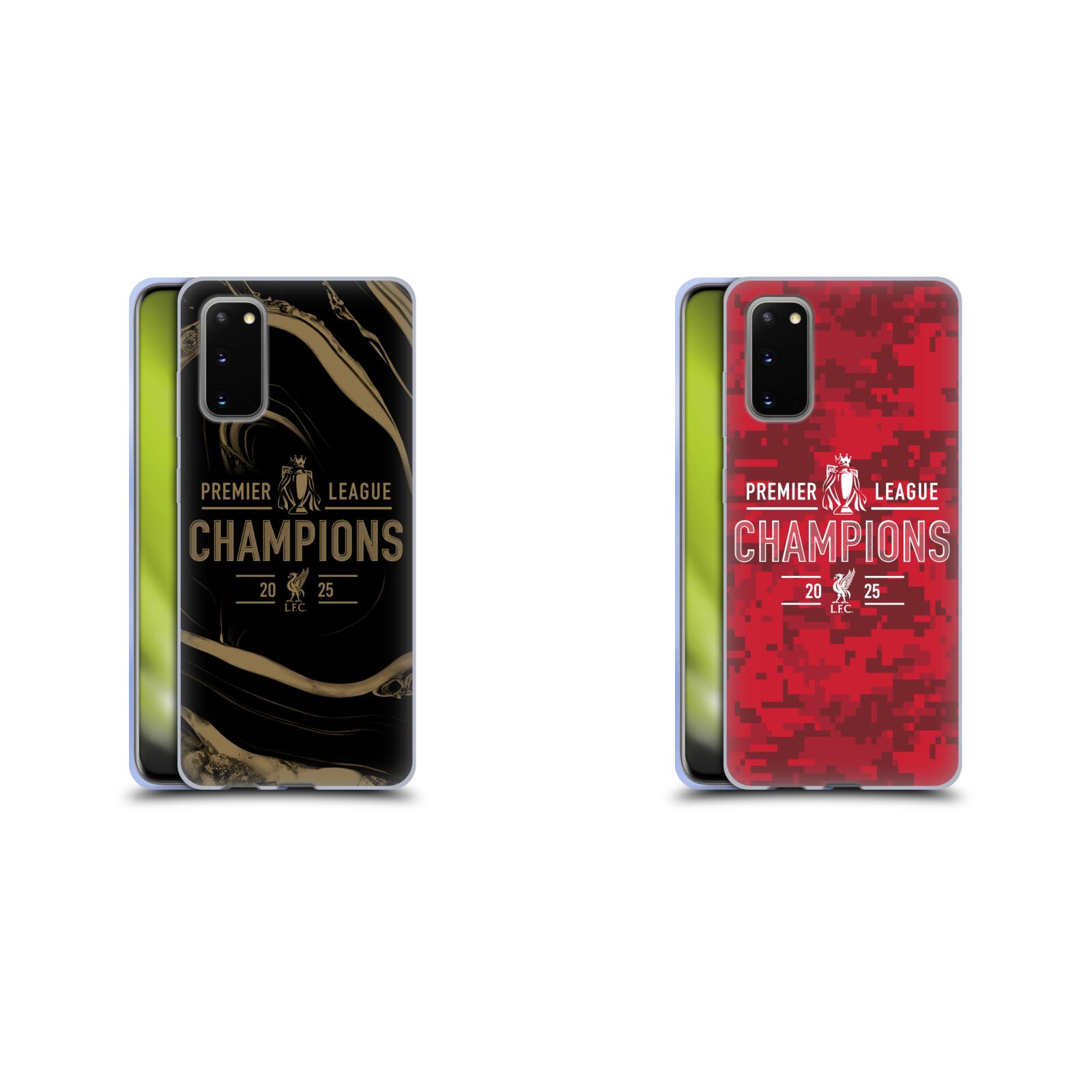 公式ライセンス Liverpool Football Club 2025 プレミアリーグ・チャンピオン ソフトジェルケース Samsung 電話 1 スマホケース 全機種対応 グッズ ワイヤレス充電 対応 Qiワイヤレス充電 Qi充電
