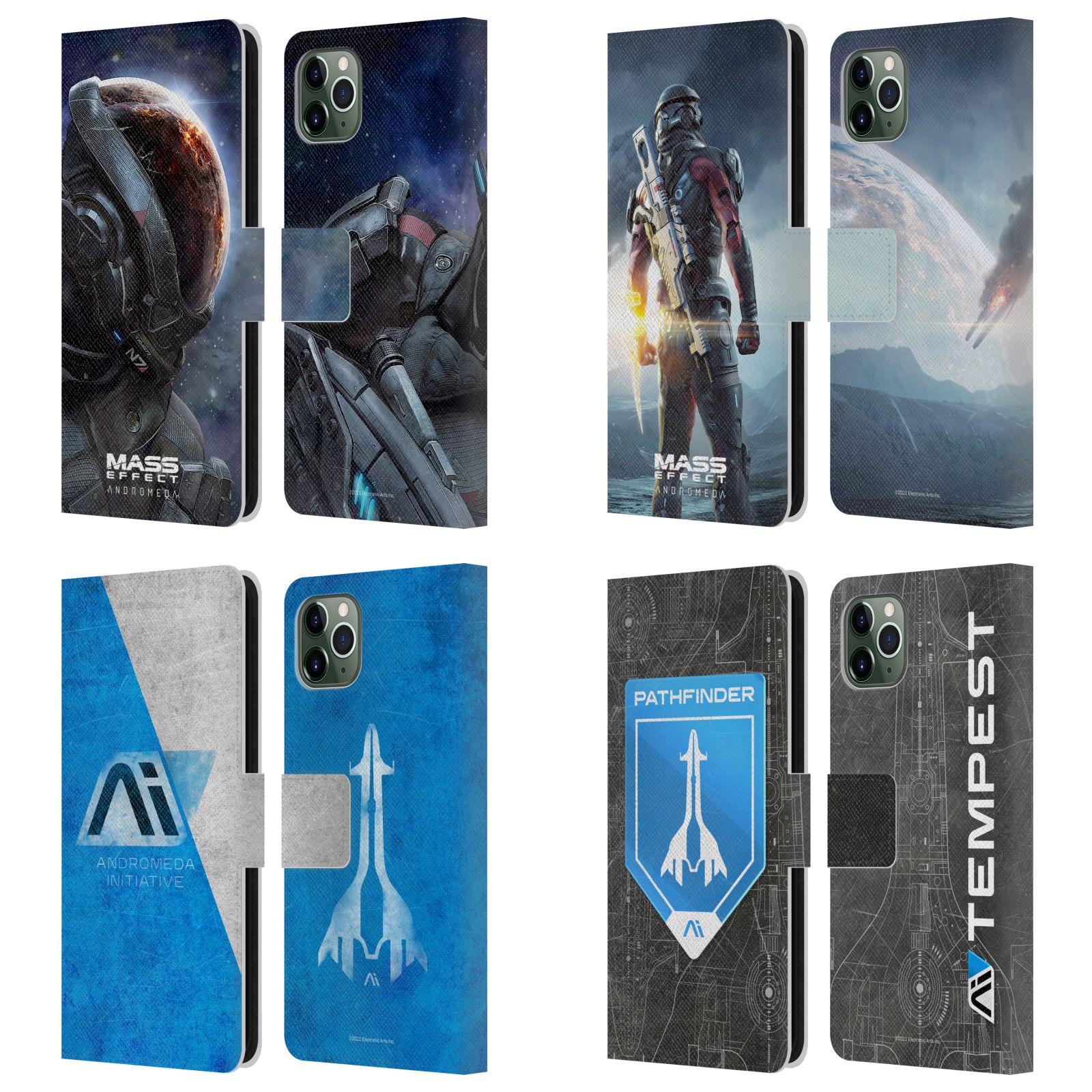 公式ライセンス EA Bioware Mass Effect アンドロメダ グラフィックス レザー手帳型ウォレットタイプケース Apple iPhone 電話 スマホケース 全機種対応 グッズ