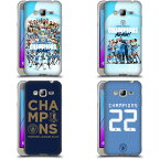 公式ライセンス Manchester City Man City FC 2021/22 プレミアリーグチャンピオン ソフトジェルケース Samsung 電話 3 マンチェスター・シティ マンチェスター シティ マンC UEFA サポーター サッカー