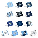 公式ライセンス Manchester City Man City FC アート マット加工 ビニールステッカー スキン 転写シール Apple MacBook Air Pro 13 - 16 マンチェスター・シティ マンC