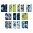 公式ライセンス Manchester City Man City FC カモフラージュ・バッジ レザー手帳型ウォレットタイプケース Apple iPhone 電...