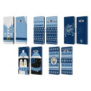 公式ライセンス Manchester City Man City FC クリスマス レザー手帳型ウォレットタイプケース Samsung 電話 3 マンチェスター・シティ マンチェスター シティ マンC UEFA サポーター サッカー グッズ