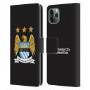 公式ライセンス Manchester City Man City FC クレスト レザー手帳型ウォレットタイプケース Apple iPhone 電話 マンチェスター・シティ マンチェスター シティ マンC UEFA サポーター サッカー グッズ
