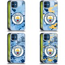 公式ライセンス Manchester City Man City FC デジタル カモフラージュ ソフトジェルケース Apple iPhone 電話 マンチェスター シティ マンチェスター シティ マンC UEFA サポーター サッカー グッズ