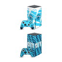 公式ライセンス Manchester City Man City FC ロゴアート マット加工 ビニールステッカー スキン 転写シール Xbox Series X/S One X One S マンチェスター・シティ マンC