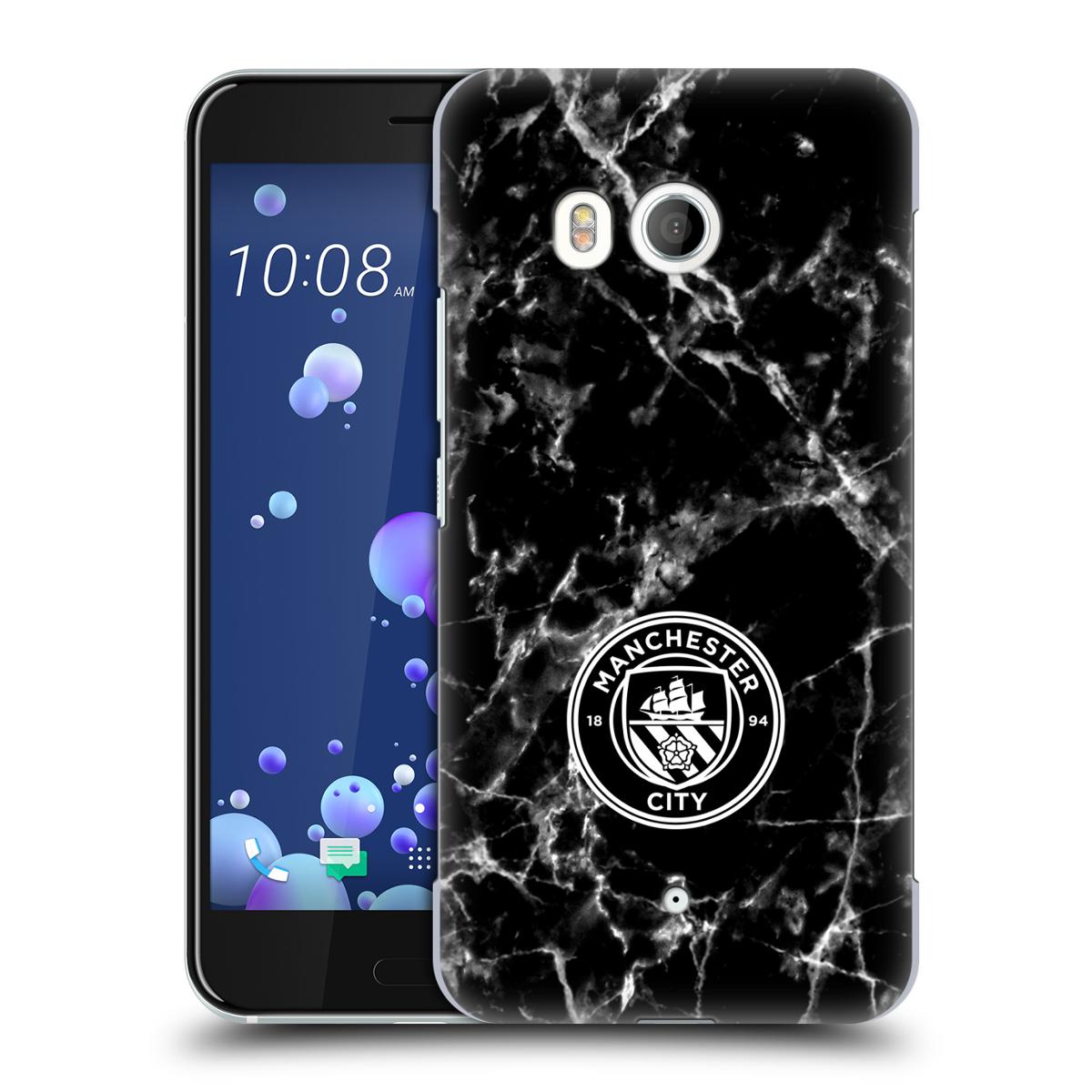 送料無料 オフィシャルMANCHESTER CITY MAN CITY FC 2017/18 マーブル・バッジ ハードバックケース HTC 電話 1【楽天海外直送】