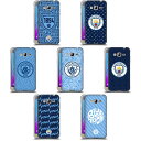 公式ライセンス Manchester City Man City FC パターン ソフトジェルケース Samsung 電話 3 マンチェスター・シティ マンチェスター シティ マンC UEFA サポーター サッカー サッカー部 フットサル