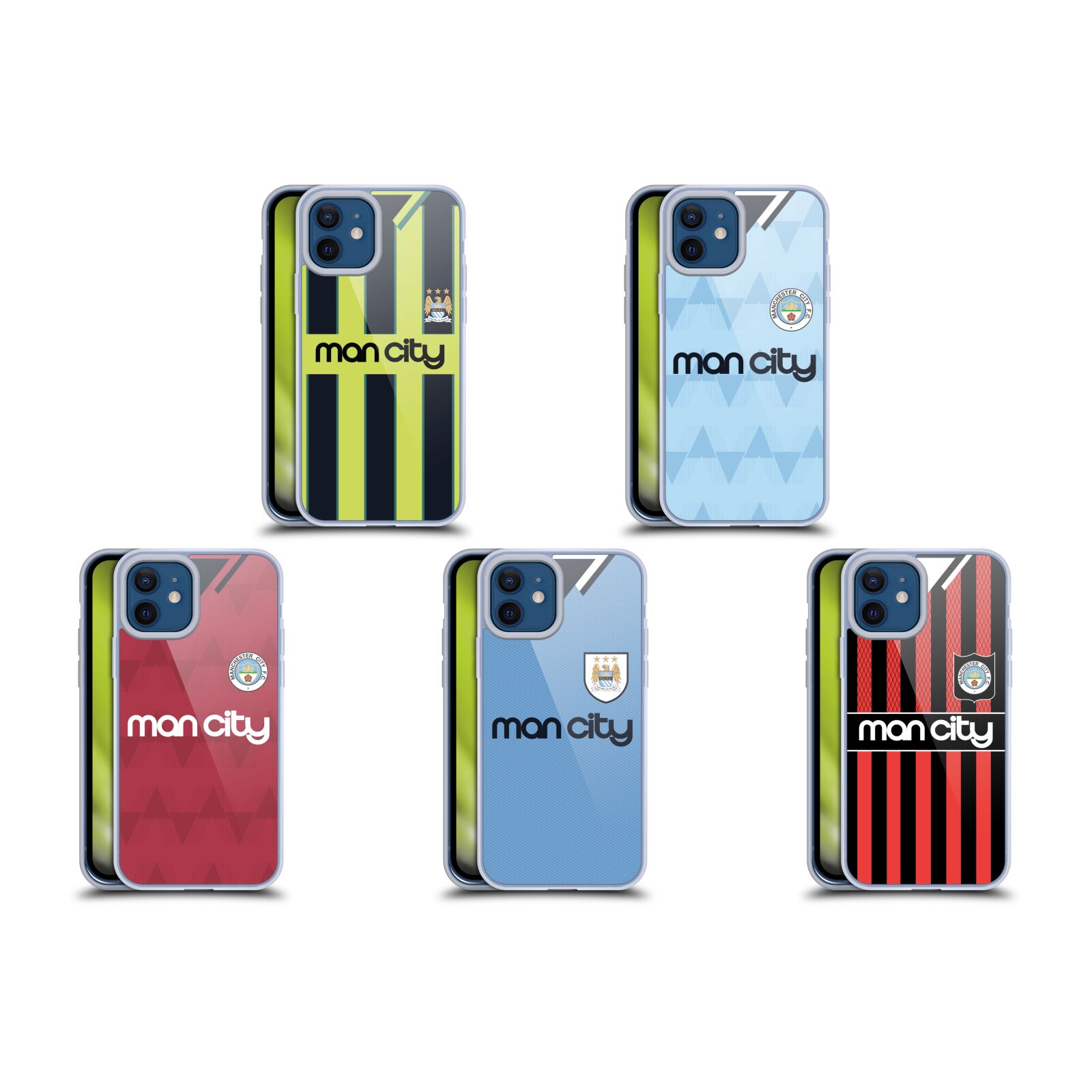 公式ライセンス Manchester City Man City FC レトロ・キット ソフトジェルケース Apple iPhone 電話 マンチェスター・シティ マンチェスター シティ マンC UEFA サポーター サッカー サッカー…