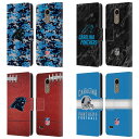 公式ライセンス NFL Carolina Panthers Graphics レザー手帳型ウォレットタイプケース LG 電話 スマホケース 全機種対応 グッズ