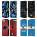 公式ライセンス NFL Carolina Panthers Graphics レザー手帳型ウォレットタイプケース Sony 電話 1 スマホケース 全機種対応 グッズ