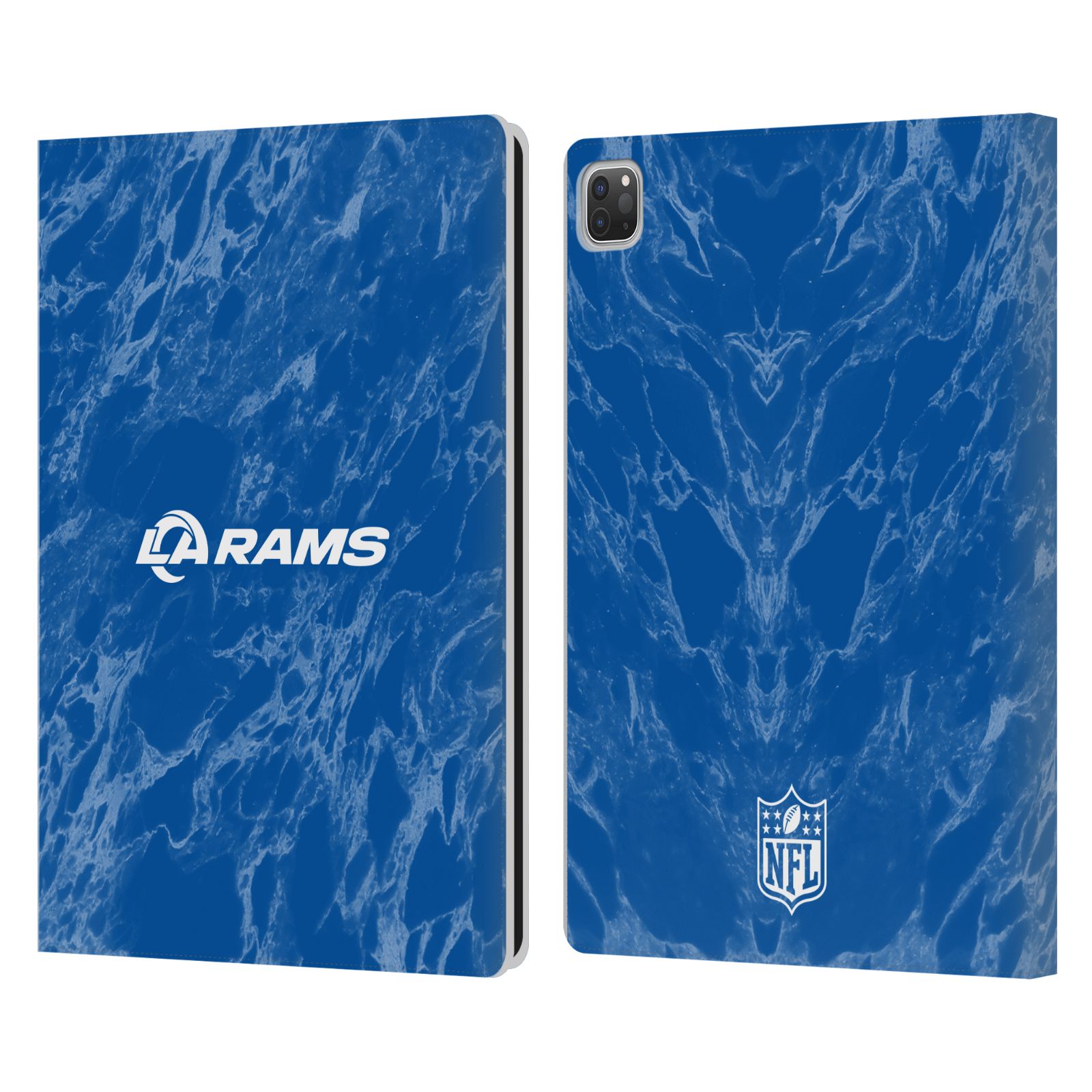 公式ライセンス NFL Los Angeles Rams Graphics レザー手帳型ウォレットタイプケース Apple iPad スマホケース