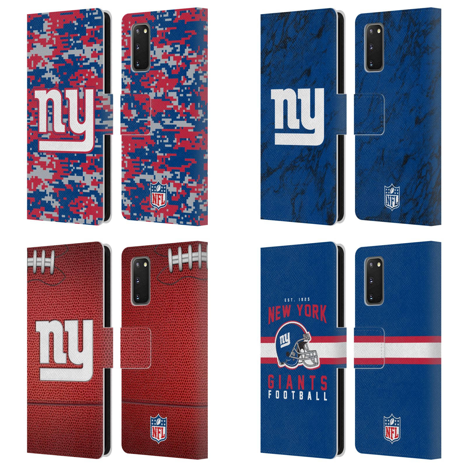 公式ライセンス NFL New York Giants Graphics レザー手帳型ウォレットタイプケース Samsung 電話 1 スマホケース 全機種対応 グッズ