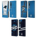 公式ライセンス NFL Carolina Panthers Logo Art レザー手帳型ウォレットタイプケース Xiaomi 電話 スマホケース 全機種対応 グッズ