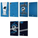 公式ライセンス NFL Carolina Panthers Logo Art レザー手帳型ウォレットタイプケース Apple iPad スマホケース 全機種対応 グッズ アイパッドケース タブレットカバー ハードケース 自立スタンド 革