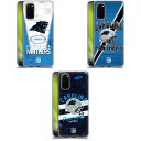 公式ライセンス NFL Carolina Panthers Logo Art ソフトジェルケース Samsung 電話 1 スマホケース 全機種対応 グッズ ワイヤレス充電 対応 Qiワイヤレス充電 Qi充電