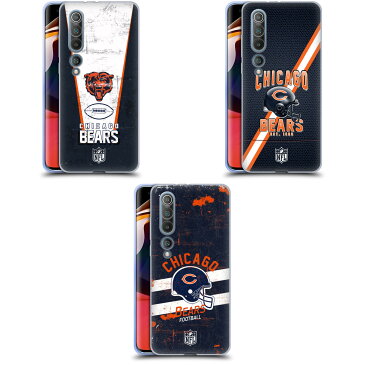 公式ライセンス NFL Chicago Bears Logo Art ソフトジェルケース Xiaomi 電話 スマホケース