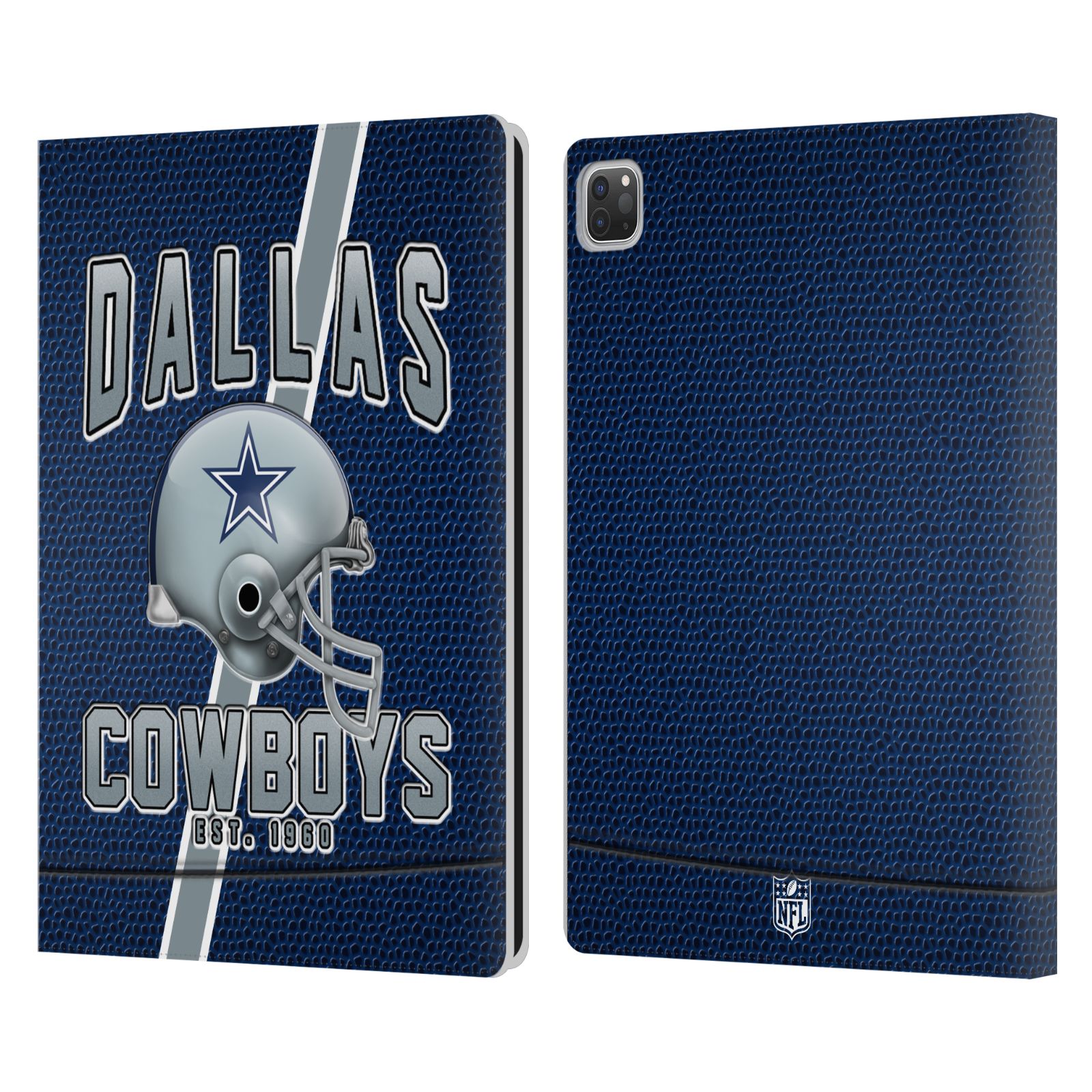 公式ライセンス NFL Dallas Cowboys Logo Art レザー手帳型ウォレットタイプケース Apple iPad スマホケース