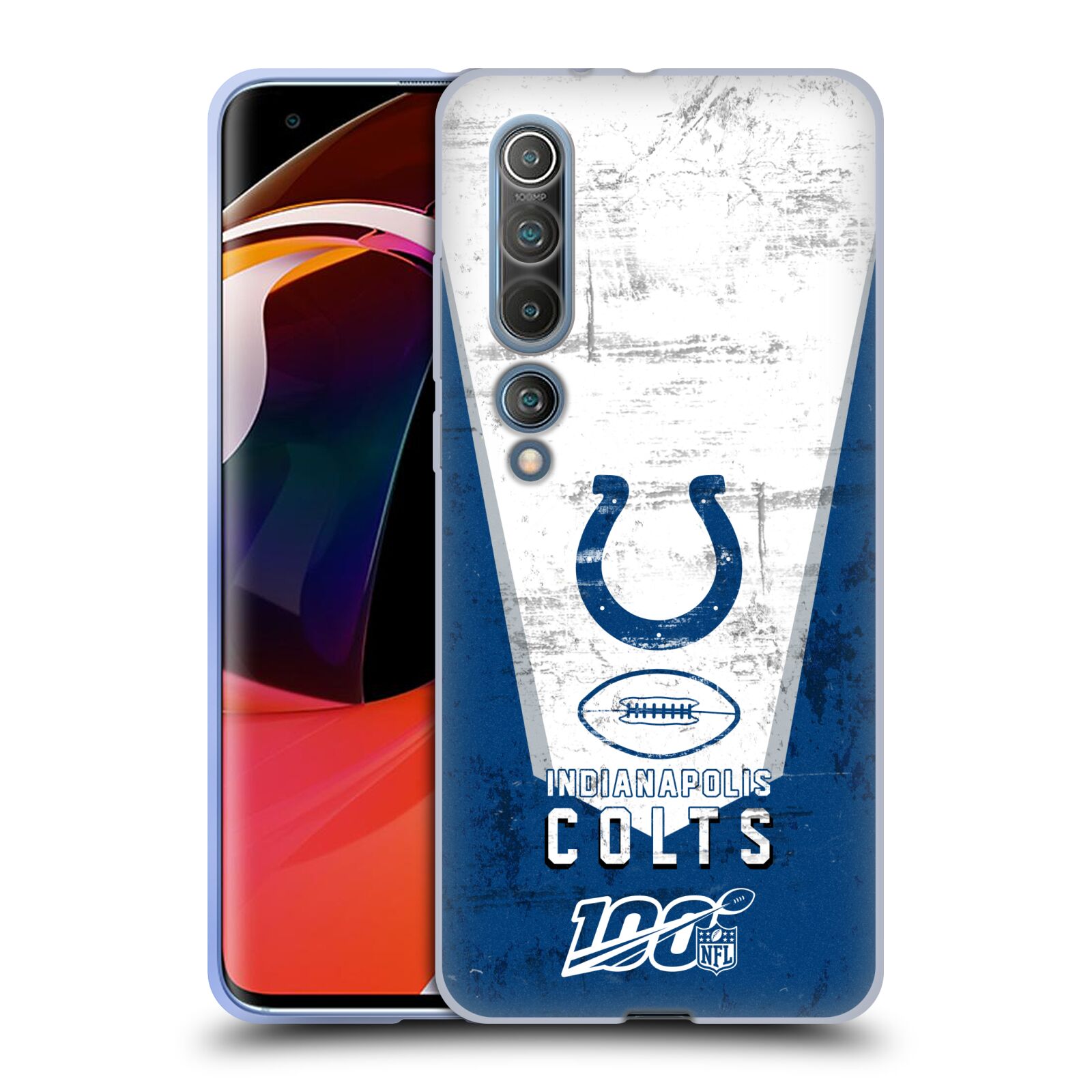 公式ライセンス NFL Indianapolis Colts Logo Art ソフトジェルケース Xiaomi 電話 スマホケース