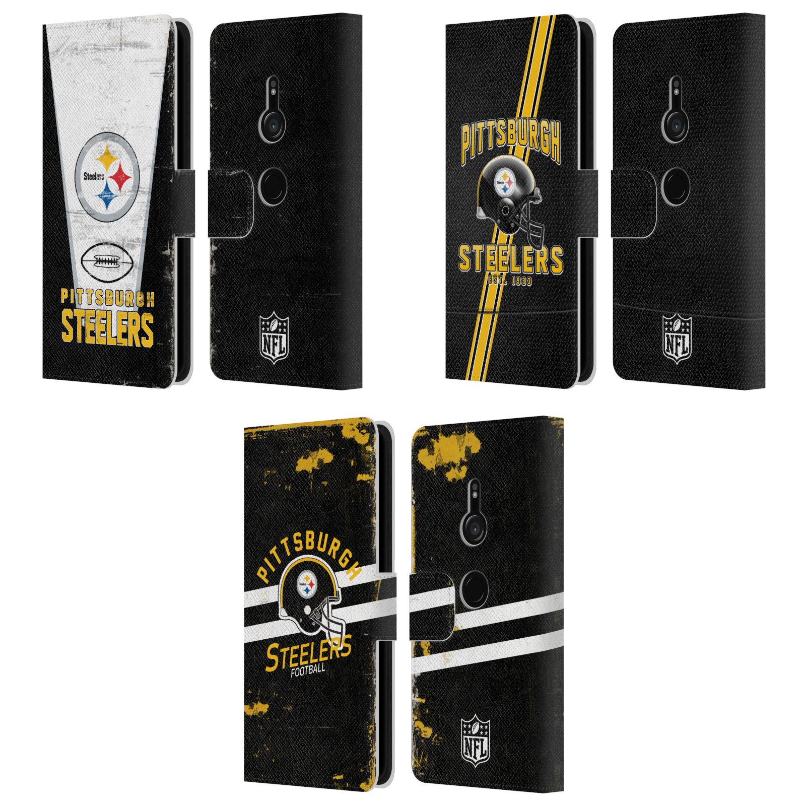 スマートフォン・携帯電話アクセサリー, ケース・カバー  NFL Pittsburgh Steelers Logo Art Sony 1 