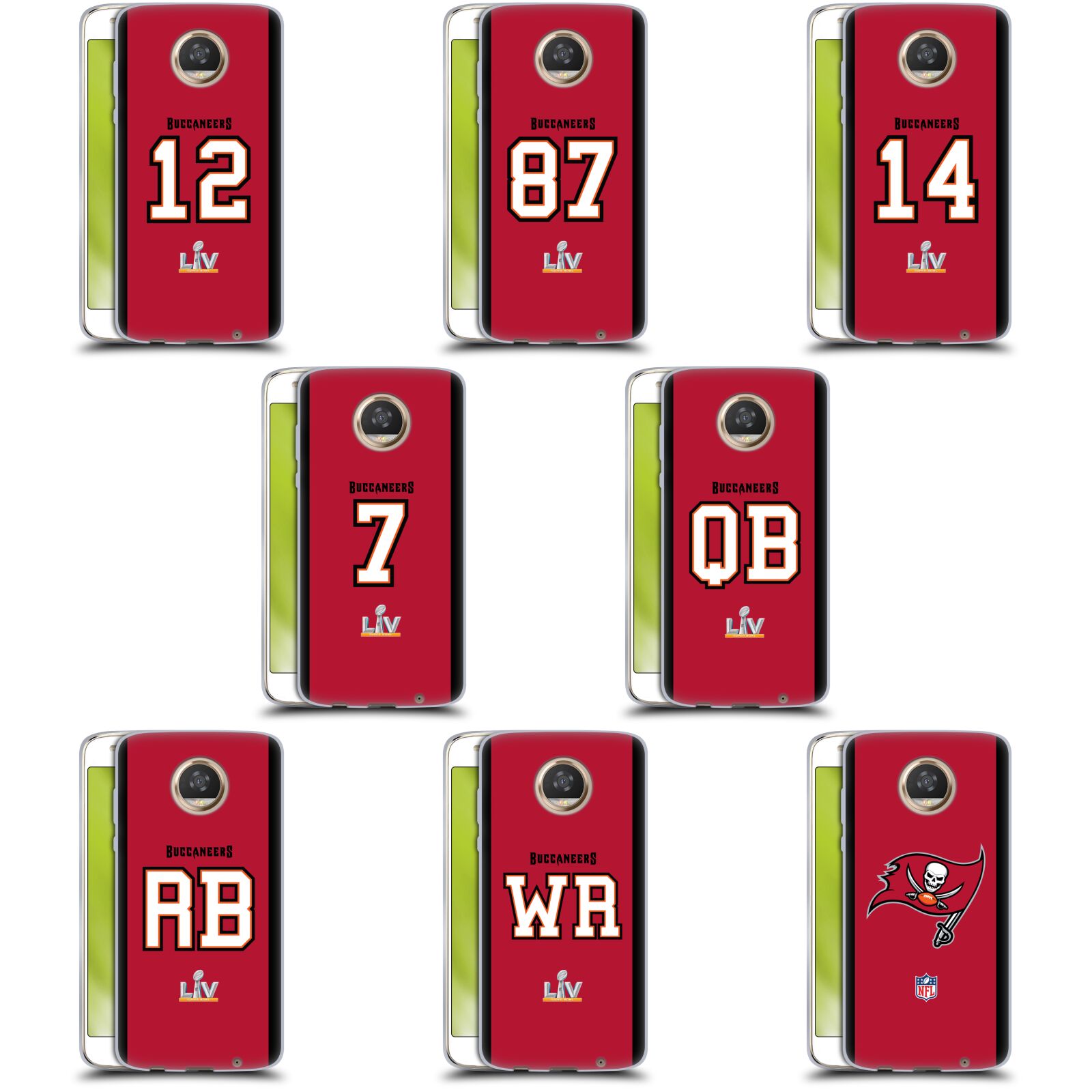 公式ライセンス NFL Tampa Bay Buccaneers Bucs Positions & Logo ソフトジェルケース Motorola 電話 スマホケース 全機種対応 グッズ ワイヤレス充電 対応 Qiワイヤレス充電 Qi充電