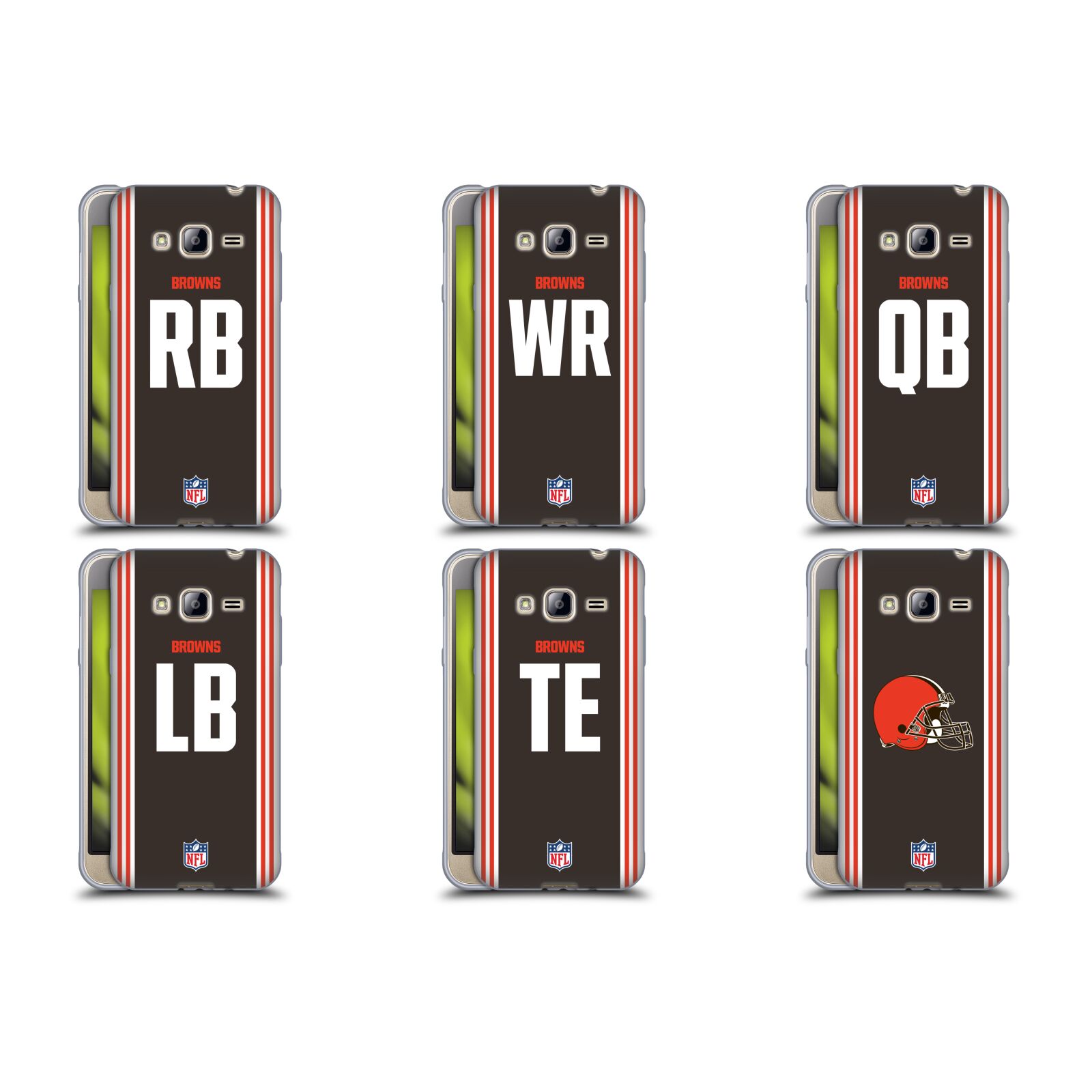公式ライセンス NFL クリーブランド・ブラウンズ・ポジション＆ロゴ ソフトジェルケース Samsung 電話 3 スマホケース 全機種対応 グッズ ワイヤレス充電 対応 Qiワイヤレス充電 Qi充電