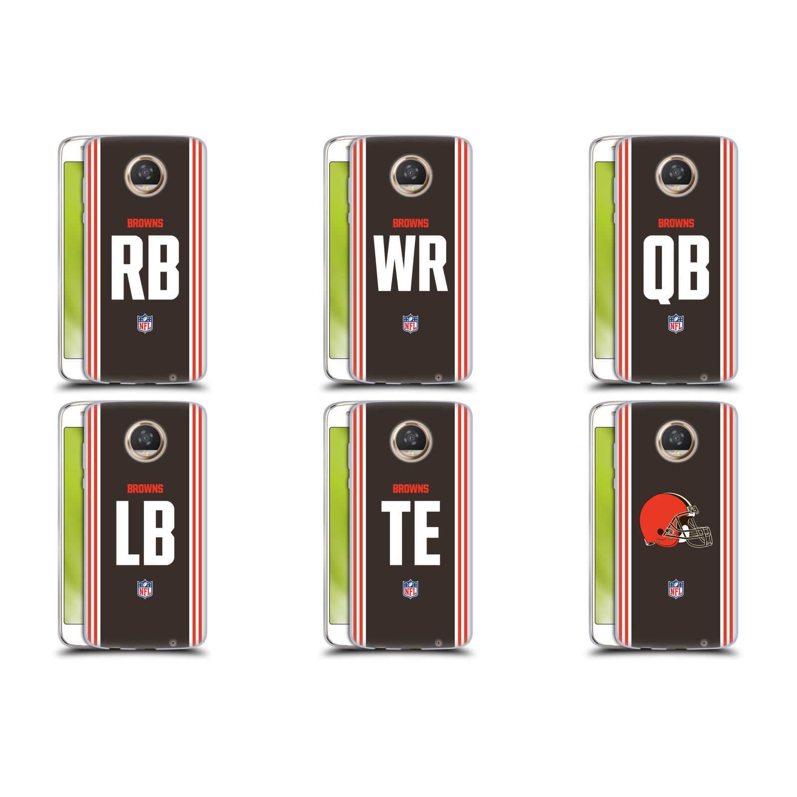 公式ライセンス NFL クリーブランド・ブラウンズ・ポジション＆ロゴ ソフトジェルケース Motorola 電話 スマホケース 全機種対応 グッズ ワイヤレス充電 対応 Qiワイヤレス充電 Qi充電