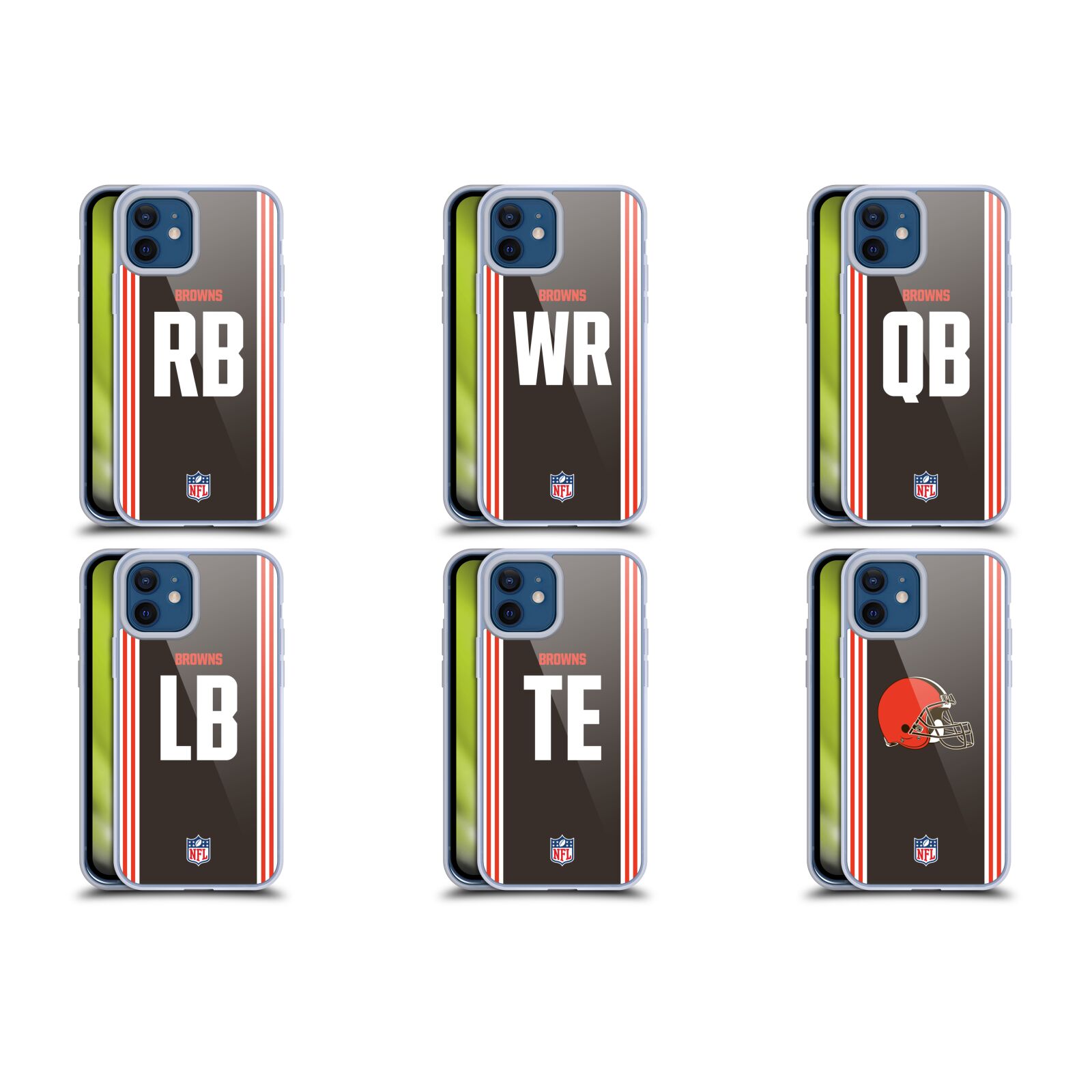 公式ライセンス NFL クリーブランド・ブラウンズ・ポジション＆ロゴ ソフトジェルケース Apple iPhone 電話 スマホケース 全機種対応 グッズ ワイヤレス充電 対応 Qiワイヤレス充電 Qi充電