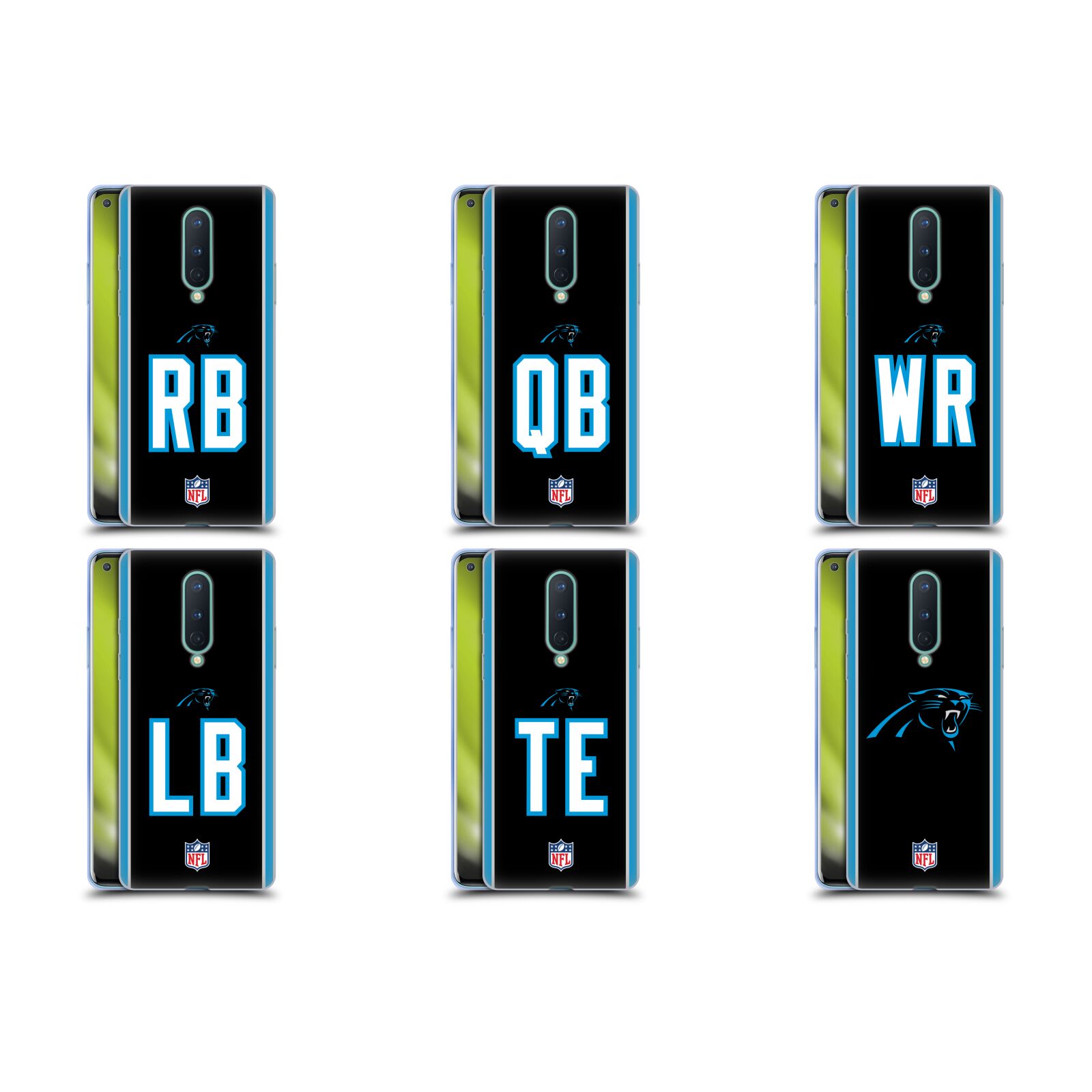 公式ライセンス NFL カロライナ・パンサーズ・ポジション＆ロゴ ソフトジェルケース Google Oneplus 電話 スマホケース 全機種対応 グッズ ワイヤレス充電 対応 Qiワイヤレス充電 Qi充電