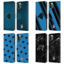公式ライセンス NFL Carolina Panthers Artwork レザー手帳型ウォレットタイプケース Apple iPhone 電話 スマホケース 全機種対応 グッズ