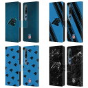 公式ライセンス NFL Carolina Panthers Artwork レザー手帳型ウォレットタイプケース Xiaomi 電話 スマホケース 全機種対応 グッズ
