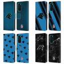 公式ライセンス NFL Carolina Panthers Artwork レザー手帳型ウォレットタイプケース Huawei 電話 4 スマホケース 全機種対応 グッズ