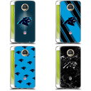 公式ライセンス NFL Carolina Panthers Artwork ソフトジェルケース Motorola 電話 スマホケース 全機種対応 グッズ ワイヤレス充電 対応 Qiワイヤレス充電 Qi充電