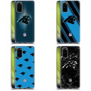 公式ライセンス NFL Carolina Panthers Artwork ソフトジェルケース Samsung 電話 1 スマホケース 全機種対応 グッズ ワイヤレス充電 対応 Qiワイヤレス充電 Qi充電