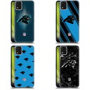 公式ライセンス NFL Carolina Panthers Artwork ソフトジェルケース LG 電話 スマホケース 全機種対応 グッズ ワイヤレス充電 対応 Qiワイヤレス充電 Qi充電