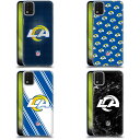 公式ライセンス NFL Los Angeles Rams Artwork ソフトジェルケース LG 電話 スマホケース 全機種対応 グッズ ワイヤレス充電 対応 Qiワイヤレス充電 Qi充電