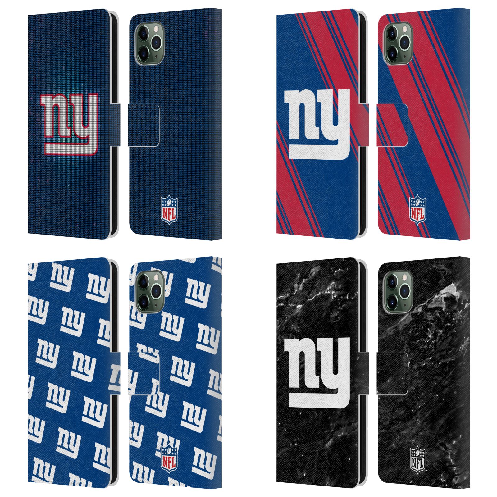 公式ライセンス NFL New York Giants Artwork レザー手帳型ウォレットタイプケース Apple iPhone 電話 スマホケース 全機種対応 グッズ