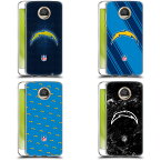 公式ライセンス NFL Los Angeles Chargers Artwork ソフトジェルケース Motorola 電話 スマホケース 全機種対応 グッズ ワイヤレス充電 対応 Qiワイヤレス充電 Qi充電