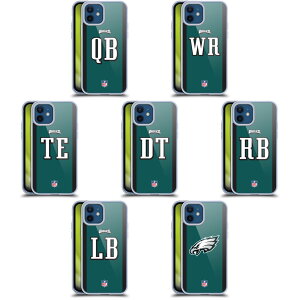 公式ライセンス NFL フィラデルフィア・イーグルス・ポジション＆ロゴ ソフトジェルケース Apple iPhone 電話 スマホケース 全機種対応 グッズ ワイヤレス充電 対応 Qiワイヤレス充電 Qi充電