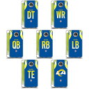 公式ライセンス NFL ロサンゼルス・ラムズ・ポジション＆ロゴ ソフトジェルケース Motorola 電話 スマホケース 全機種対応 グッズ ワイヤレス充電 対応 Qiワイヤレス充電 Qi充電