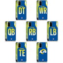 公式ライセンス NFL ロサンゼルス・ラムズ・ポジション＆ロゴ ソフトジェルケース Samsung 電話 1 スマホケース 全機種対応 グッズ ワイヤレス充電 対応 Qiワイヤレス充電 Qi充電