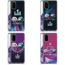 公式ライセンス NFL 2018 SUPER BOWL LII VERSUS ソフトジェルケース Samsung 電話 1 スマホケース 全機種対応 グッズ ワイヤレス充電 対応 Qiワイヤレス充電 Qi充電