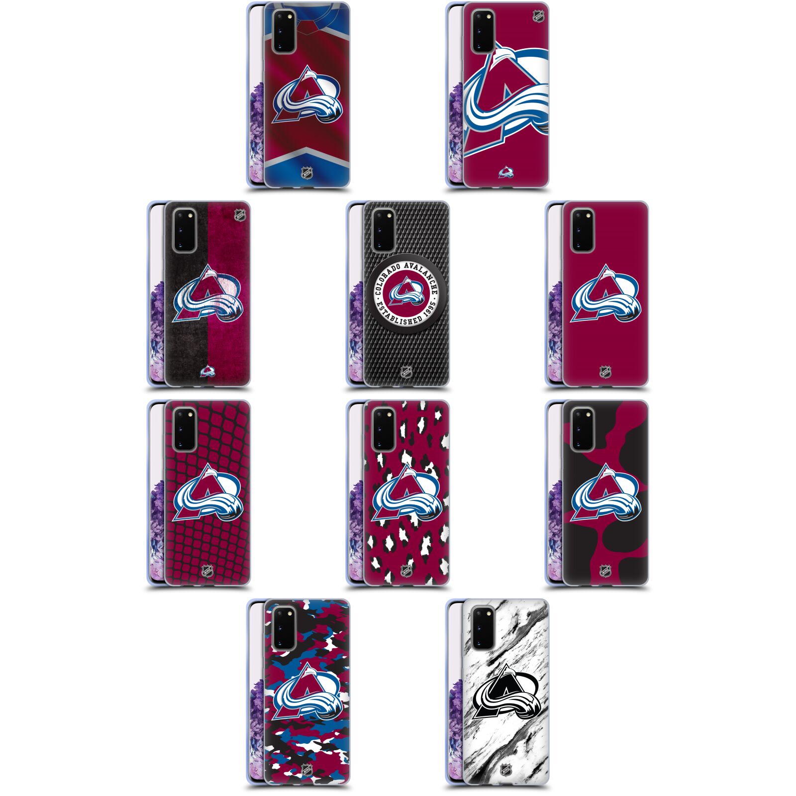 公式ライセンス NHL コロラド・アヴァランチ ソフトジェルケース Samsung 電話 1 スマホケース 全機種対応 グッズ ワイヤレス充電 対応 Qiワイヤレス充電 Qi充電