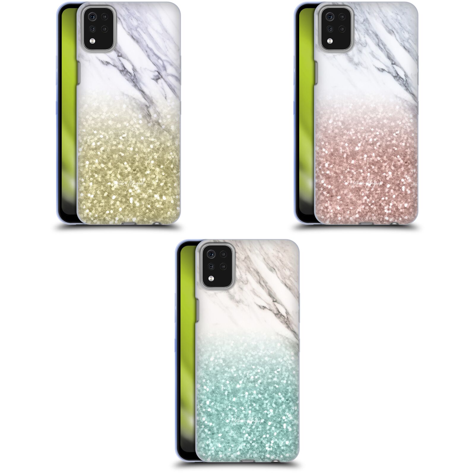 公式ライセンス Nature Magick Glittery Marble Sparkle ソフトジェルケース LG 電話 スマホケース 全機種対応 グッズ ワイヤレス充電 対応 Qiワイヤレス充電 Qi充電