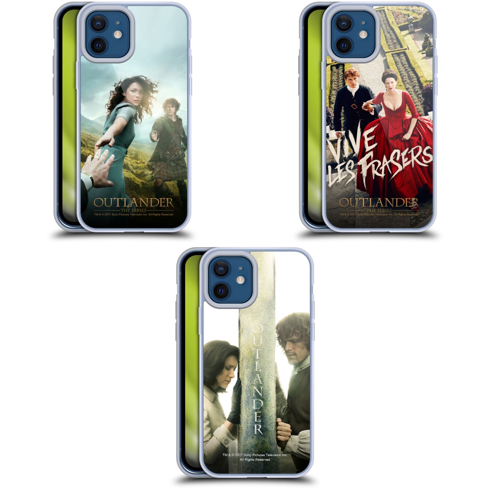 公式ライセンス Outlander キーアート ソフトジェルケース Apple iPhone 電話 アウトランダー 海外ドラマ テレビドラマ ミステリードラマ 歴史ドラマ ラブロマンス 洋画 スマホケース 全機種対応